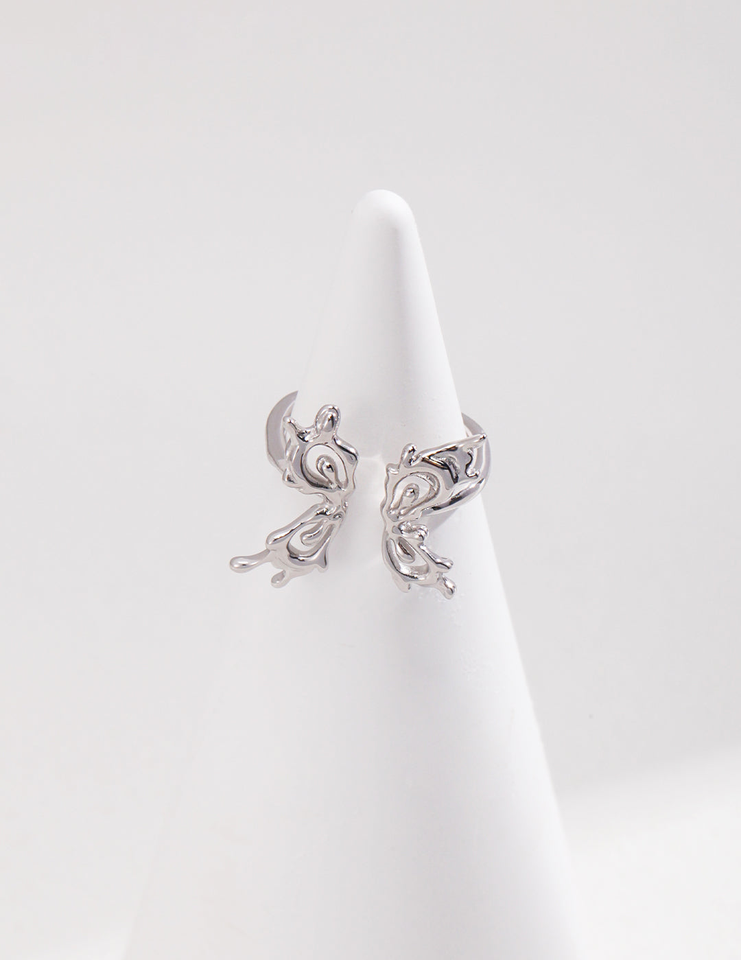 Butterfly Style Sterling Silver Rings