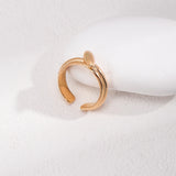 Simple Open Small Oval Ring Gembea