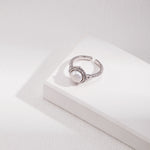 Minimalist Round Freshwater Pearl Rings