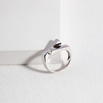 Section Design Sterling Silver Ring