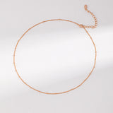 Minimalist French Style 925 Sterling Silver Necklace