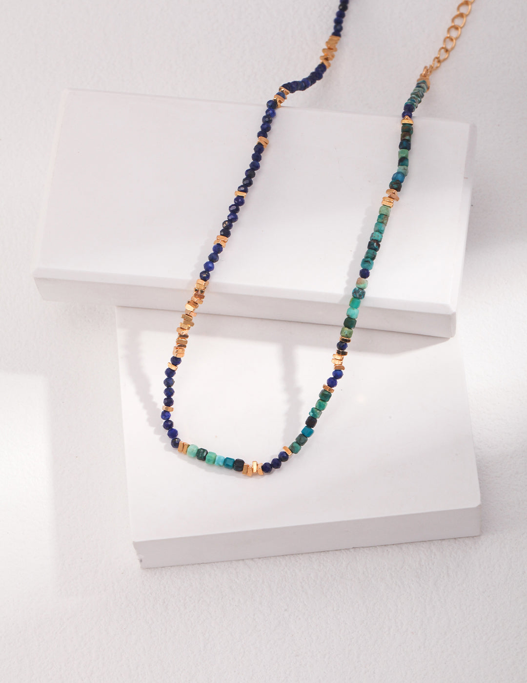 Synthetic Lapis Lazuli Gemstone Lucky Necklaces