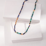 Synthetic Lapis Lazuli Gemstone Lucky Necklaces