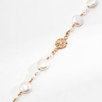 Flat Freshwater Pearl Chain Necklaces