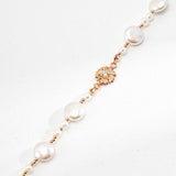 Flat Freshwater Pearl Chain Necklaces