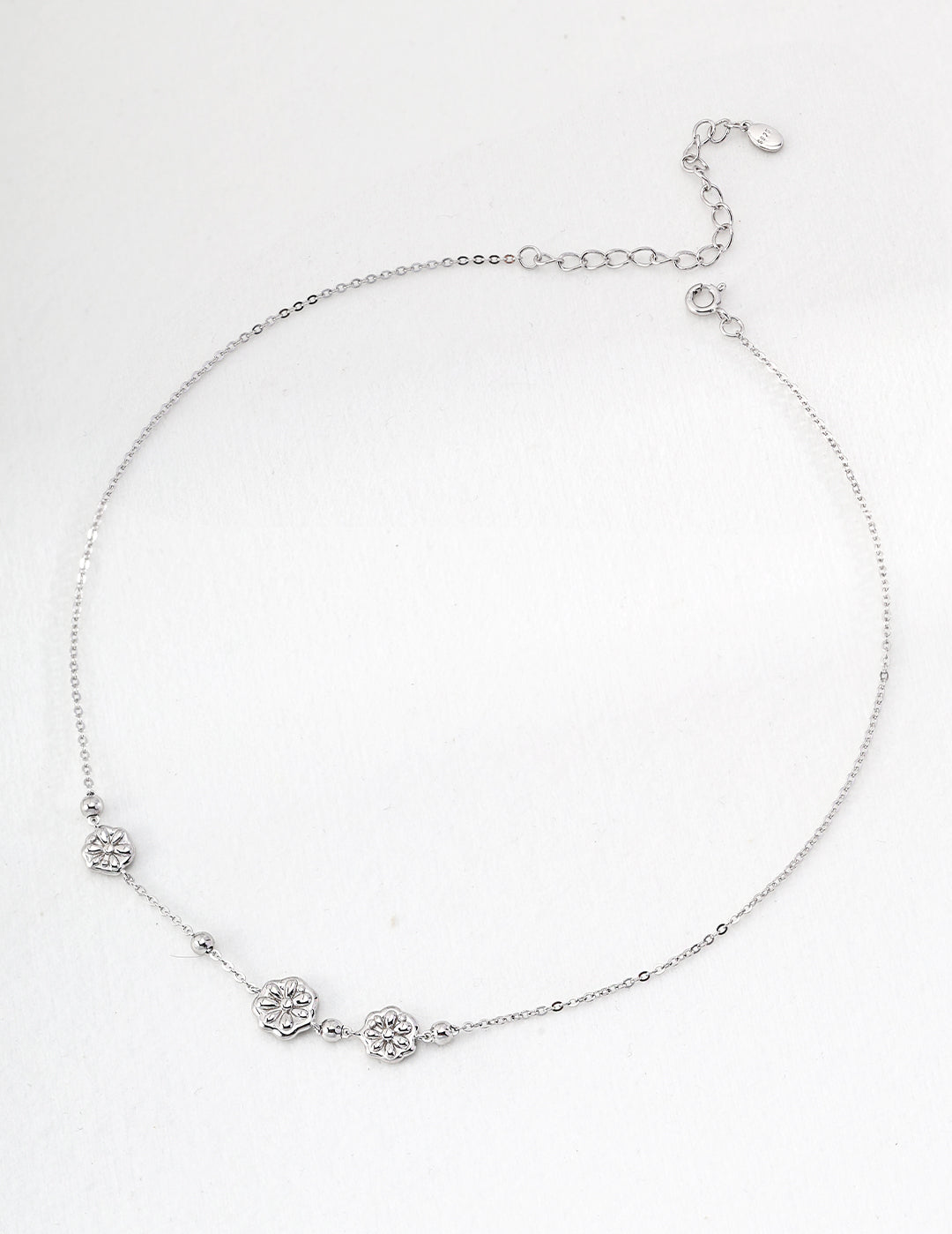 Sunflower Eye Sterling Silver Chain Necklace