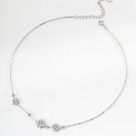 Sunflower Eye Sterling Silver Chain Necklace