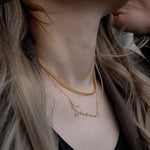 18K Gold S925 Sterling Silver Custom Name Necklaces