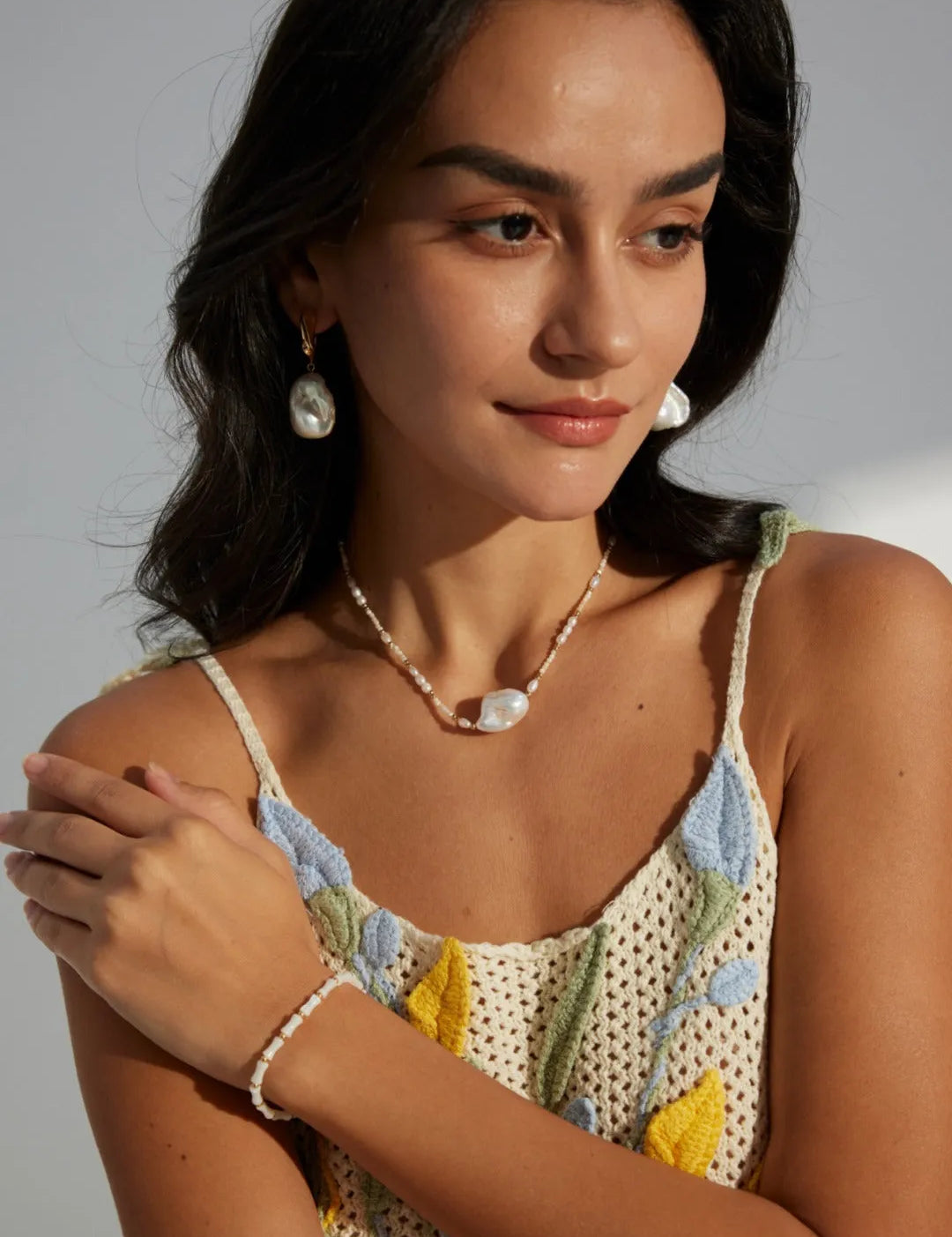 Baroque Pearl Drop Earrings - Gembea Jewelry