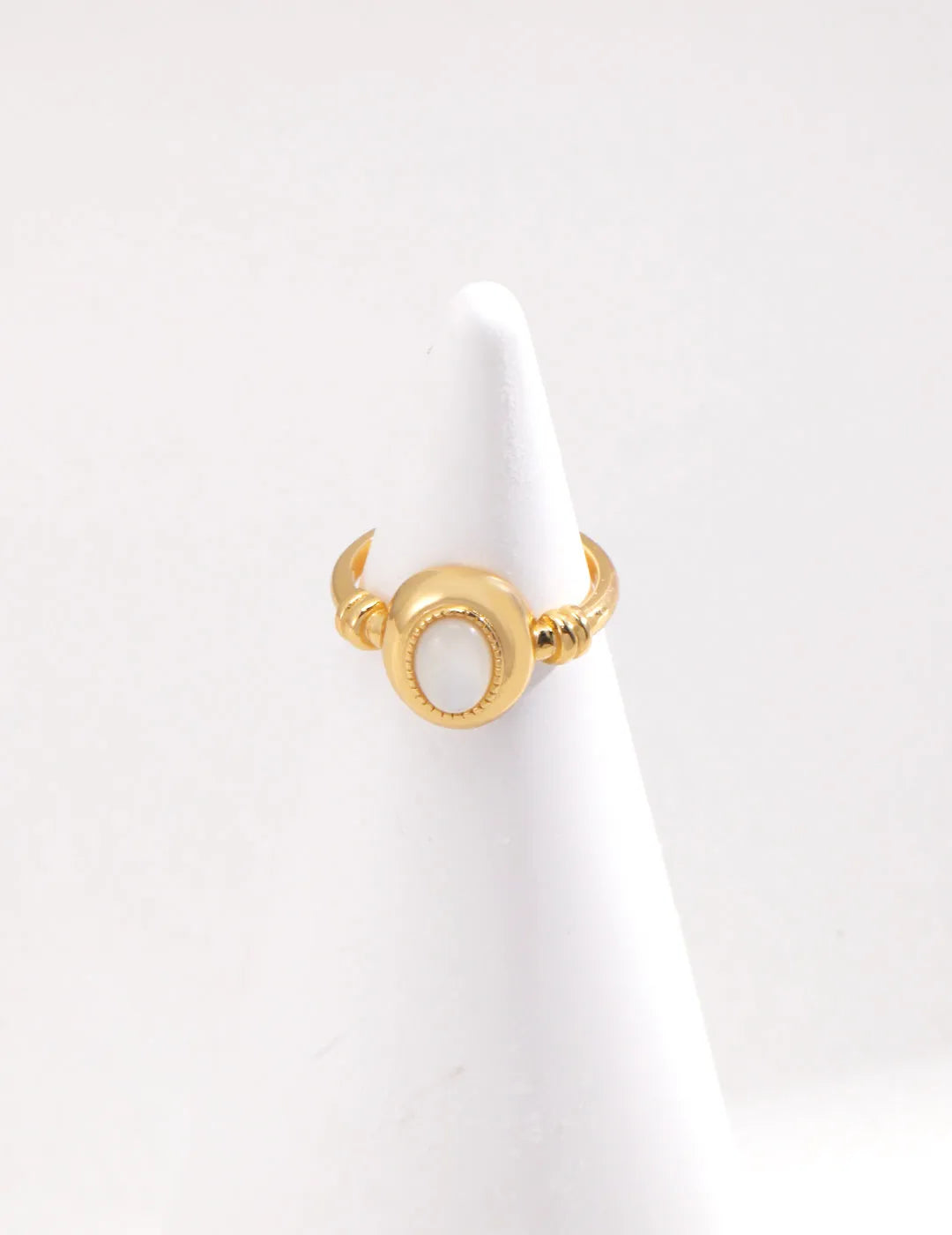 Mother of Pearl Open Ring - Gembea Jewelry