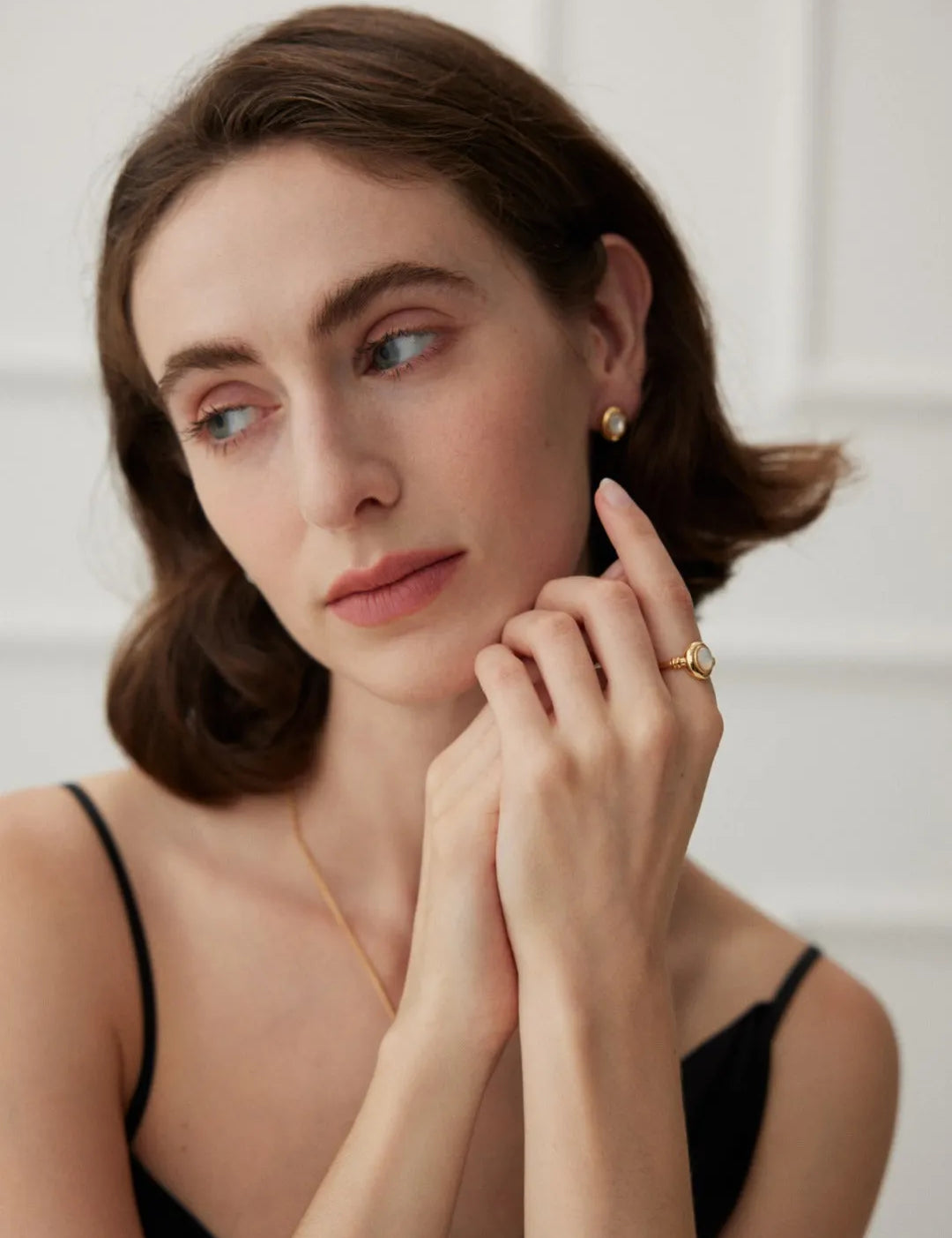 Mother of Pearl Open Ring - Gembea Jewelry