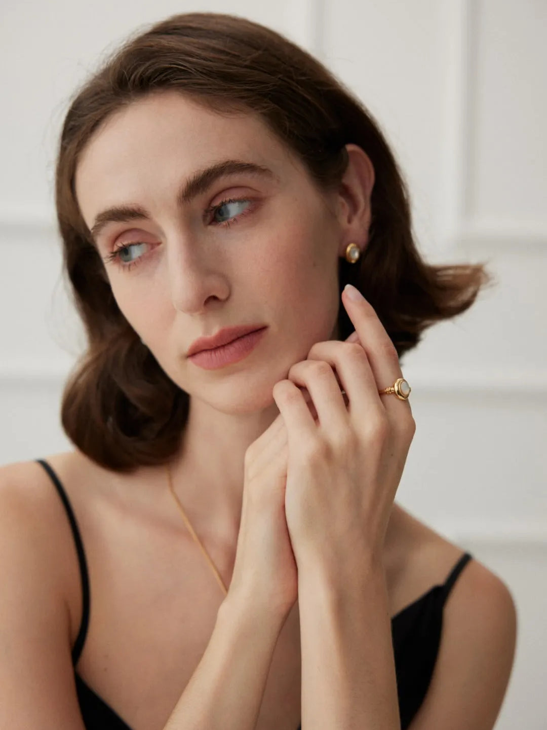 Mother of Pearl Open Ring - Gembea Jewelry