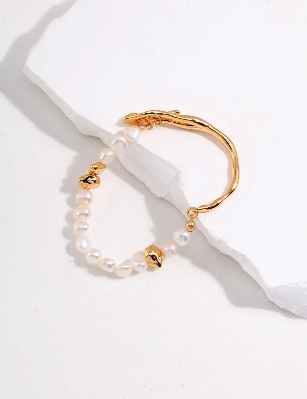 Freshwater Pearl Bangle Bracelet
