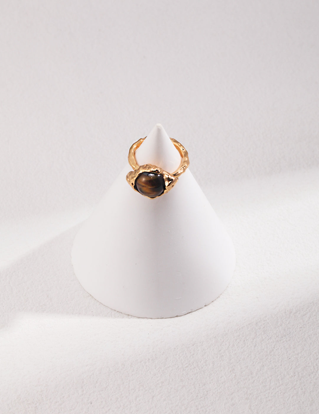 Gembea Jewelry Tiger's Eye Stone Opening Ring