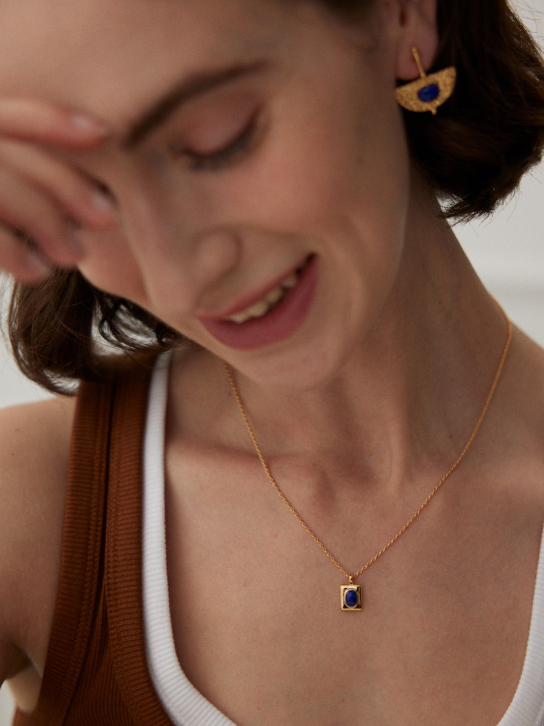 Gembea Jewelry Lazuli Days Series Azure Whispers Necklace