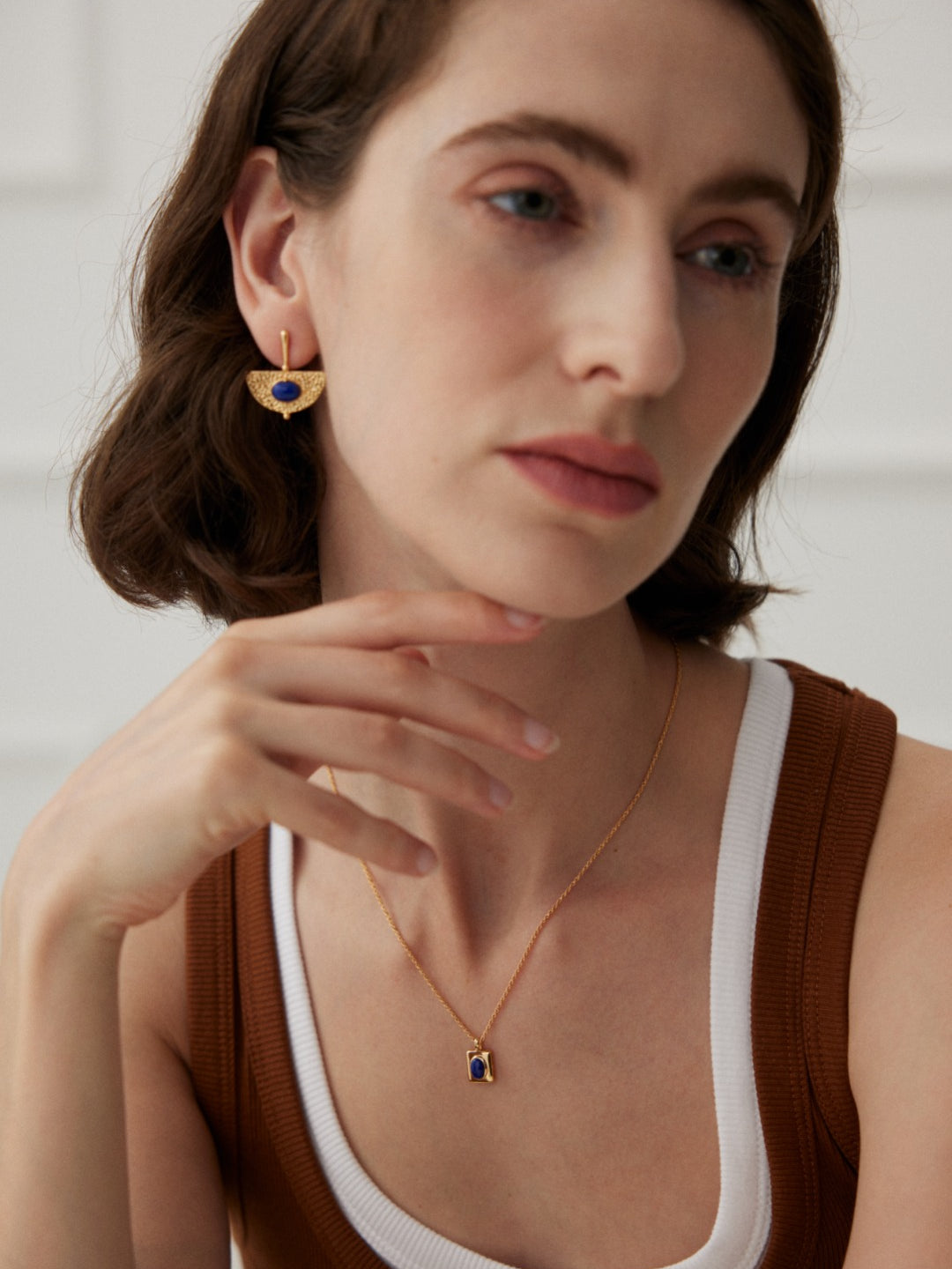 Gembea Jewelry Lazuli Days Series Azure Whispers Earrings