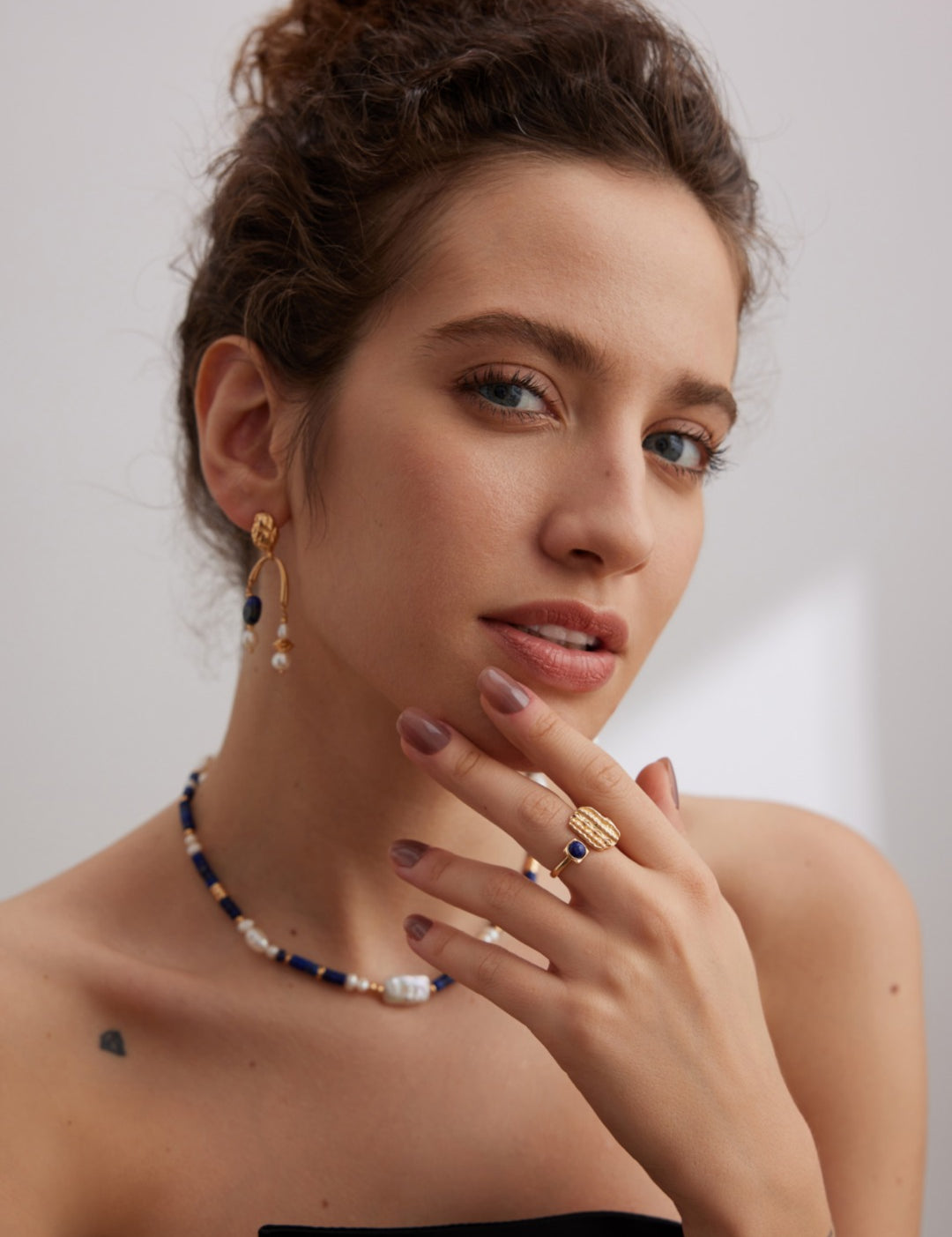 Gembea Jewelry Lazuli Days Series Ocean Pulse Ring