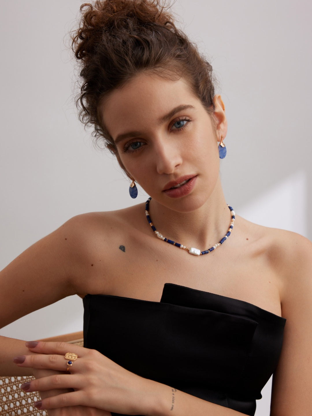 Gembea Jewelry Lazuli Days Series Ocean Pulse Ring