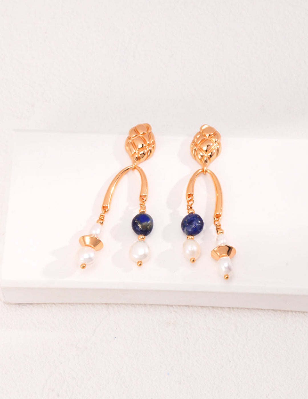 Gembea Jewelry Lazuli Days Series Ocean Pulse Earrings