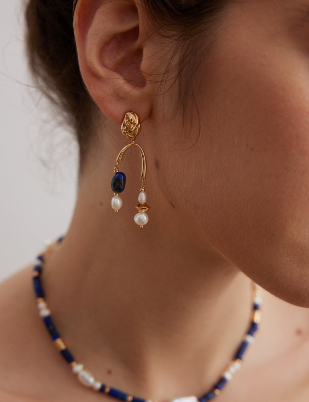 Gembea Jewelry Lazuli Days Series Ocean Pulse Necklace