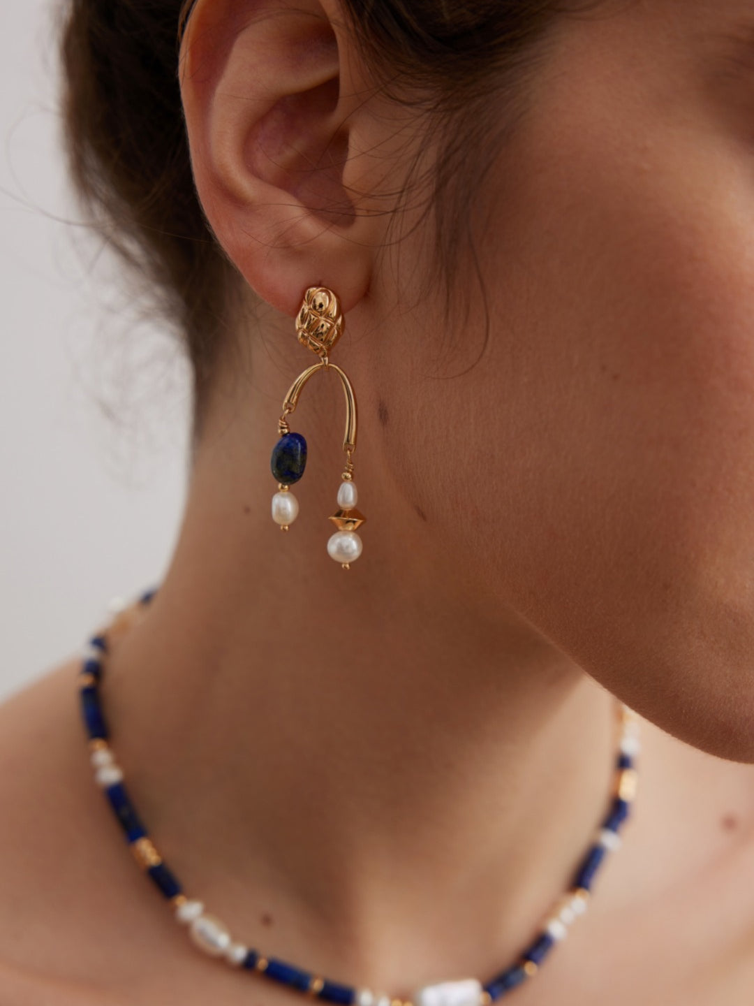 Gembea Jewelry Lazuli Days Series Ocean Pulse Necklace