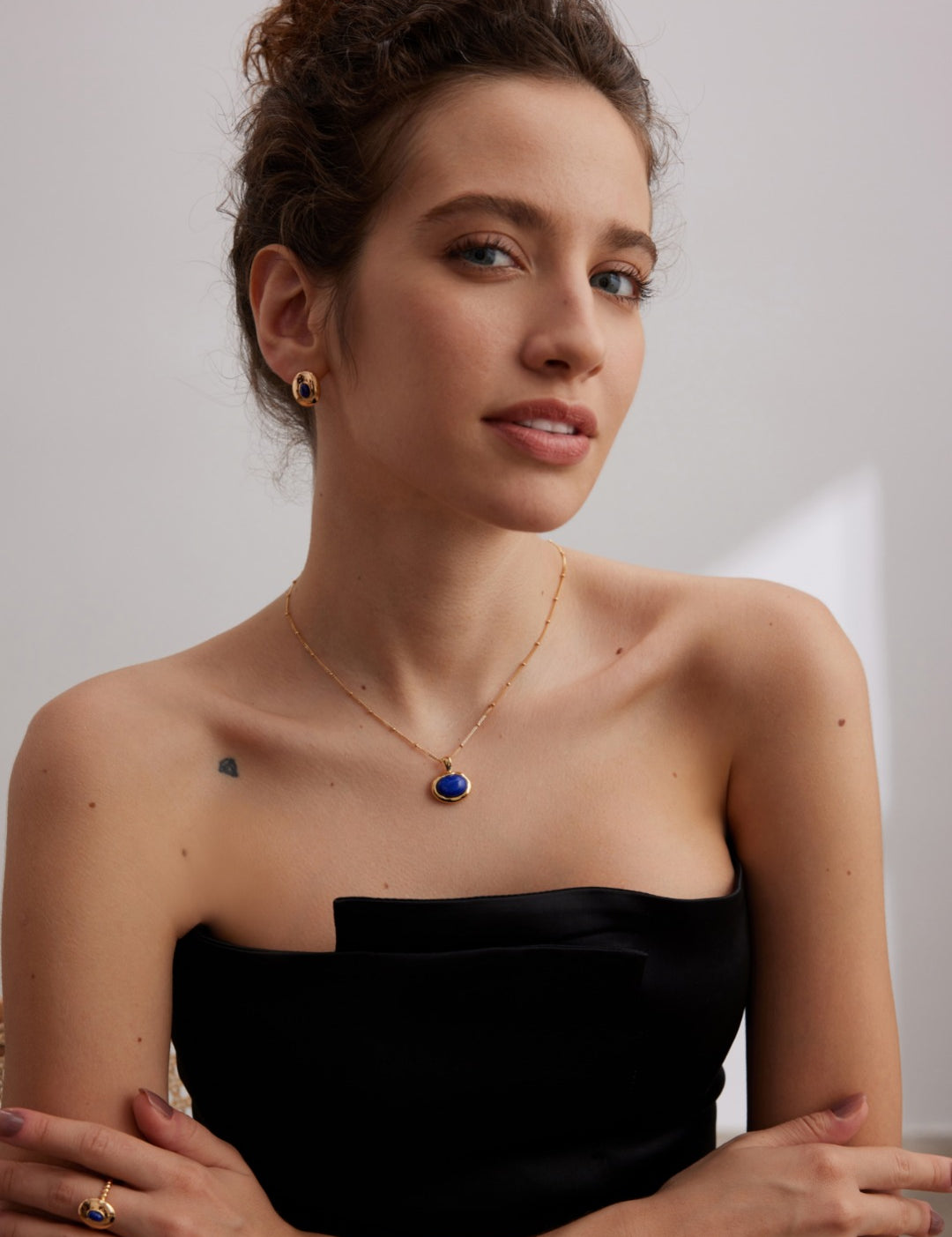 Gembea Jewelry Lazuli Days Series Sunlit Depths Earrings