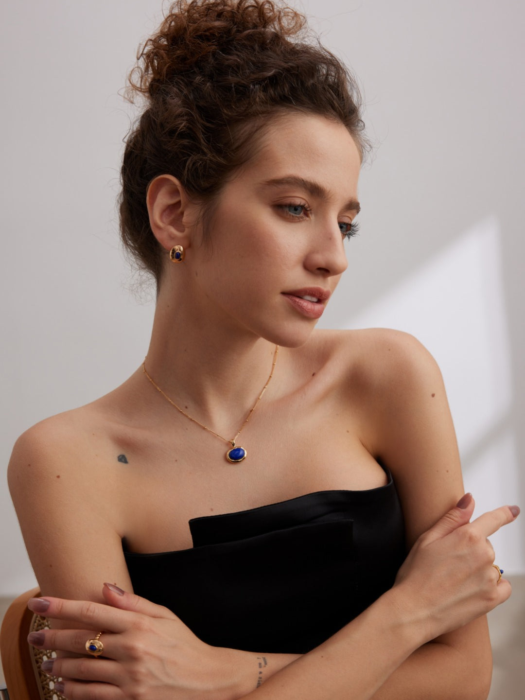 Gembea Jewelry Lazuli Days Series Sunlit Depths Earrings