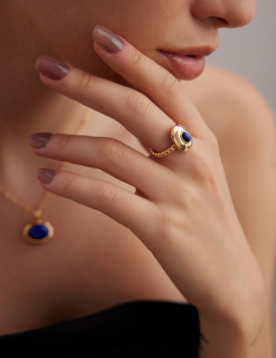 Gembea Jewelry Lazuli Days Series Sunlit Depths Ring