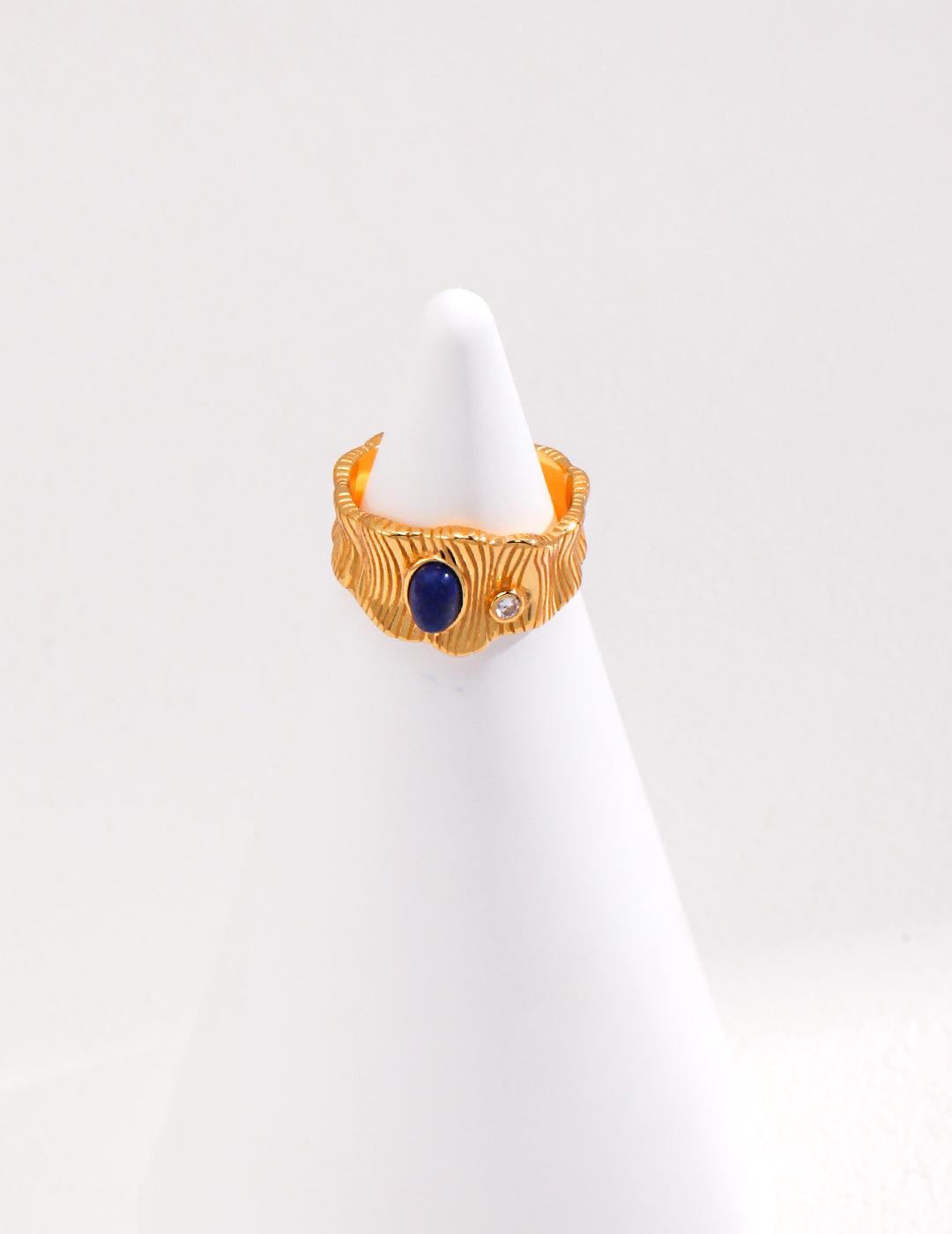 Gembea Jewelry Lazuli Days Series Sunlit Depths Wide Ring