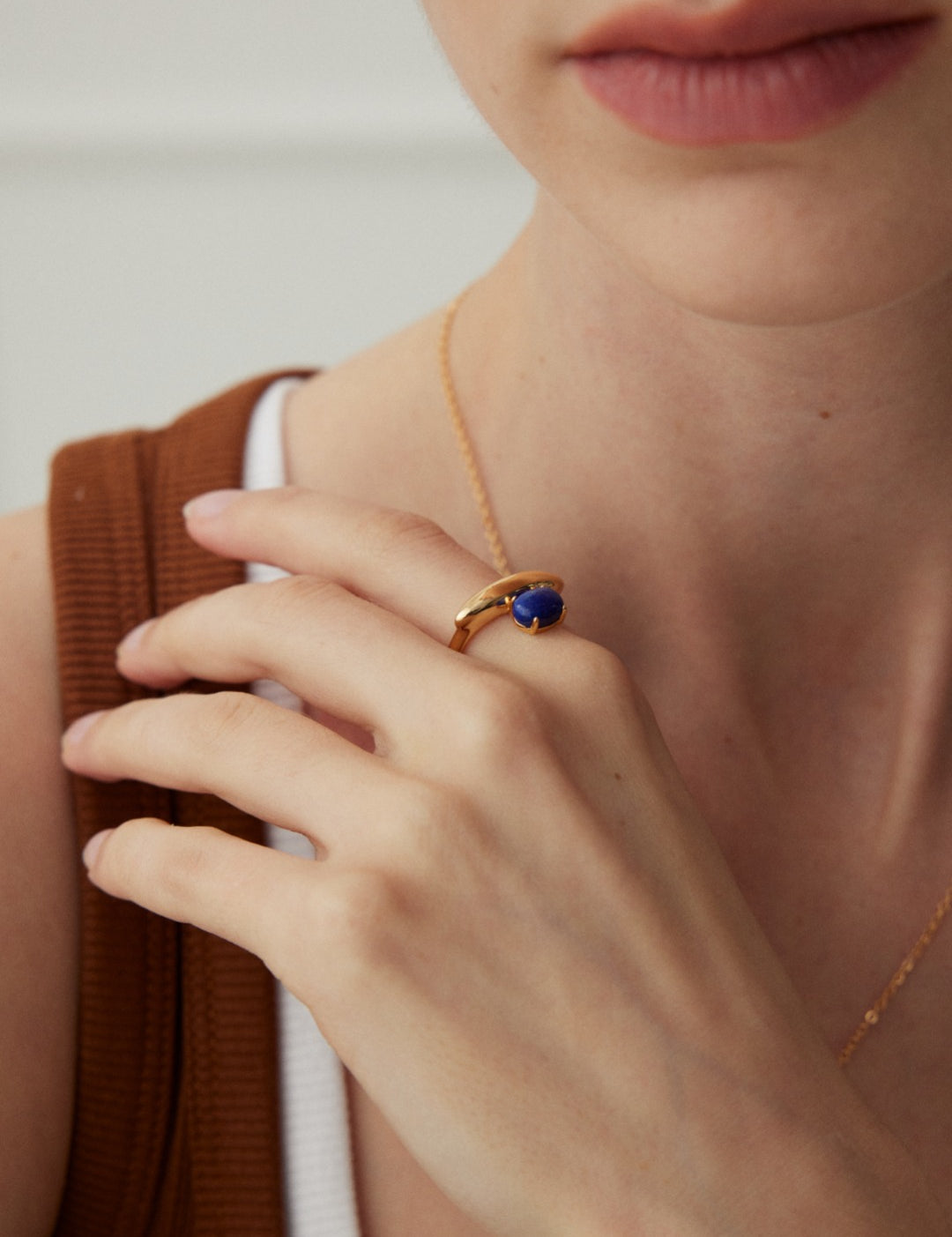 Gembea Jewelry Lazuli Days Series Blue Solstice Ring