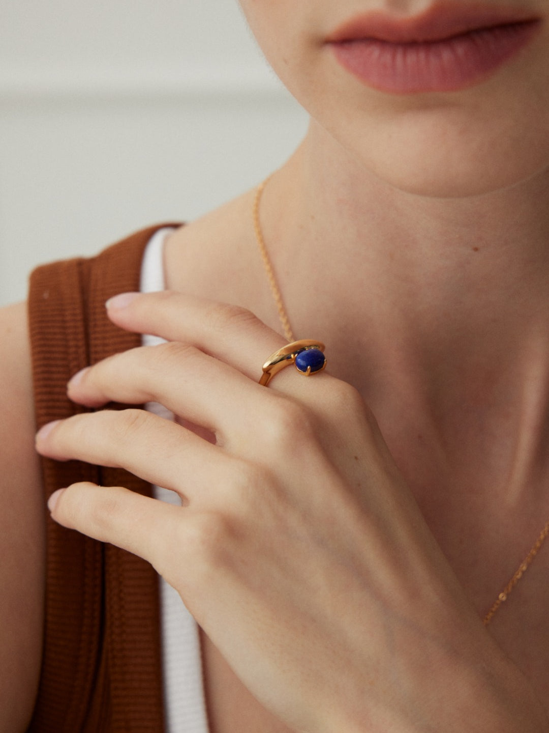 Gembea Jewelry Lazuli Days Series Blue Solstice Ring