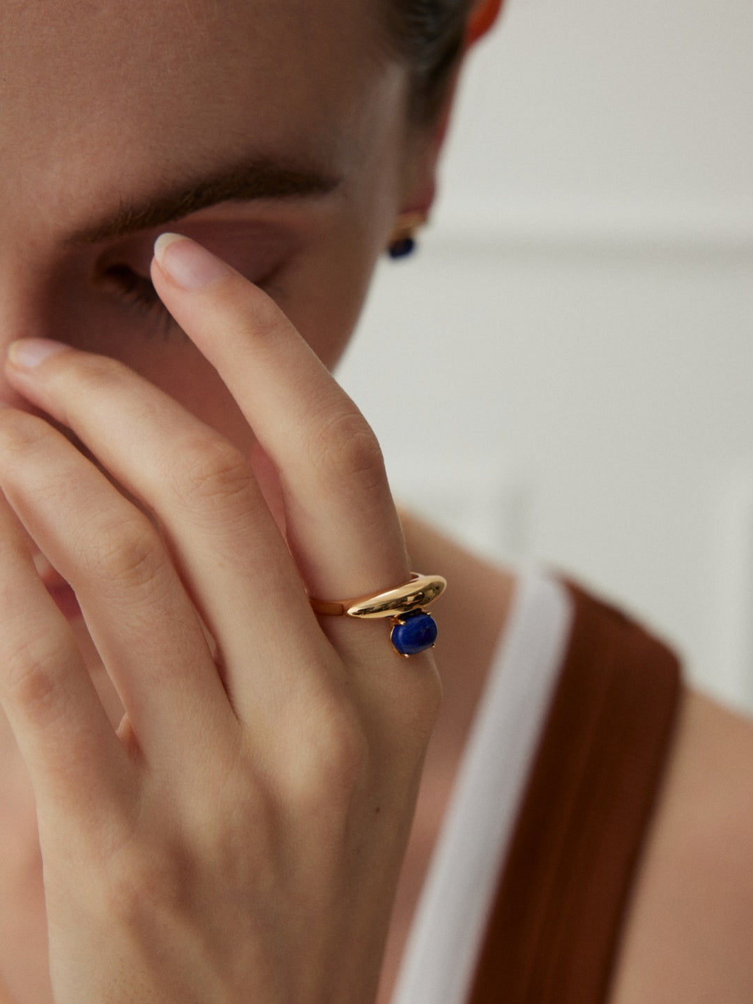 Gembea Jewelry Lazuli Days Series Blue Solstice Ring