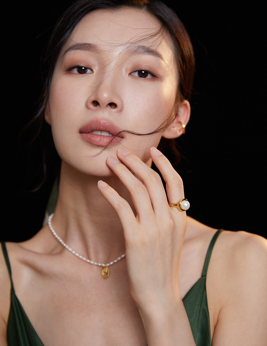 Gembea Jewelry Gold Silver Pearl Ring