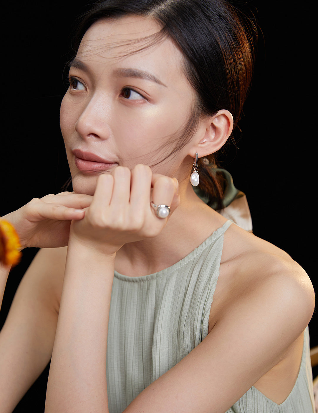 Gembea Jewelry Gold Silver Pearl Ring