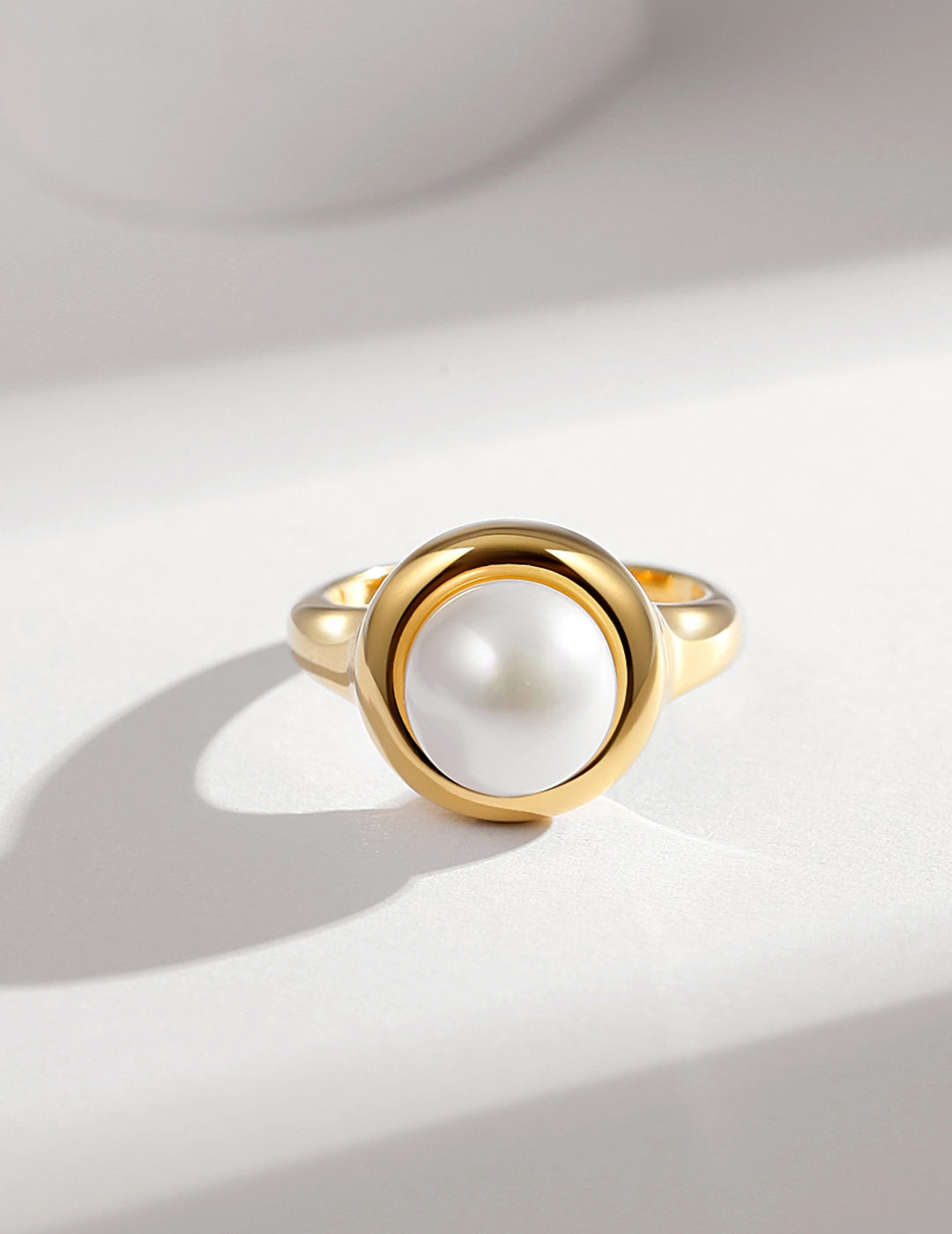 Gembea Jewelry Gold Silver Pearl Ring