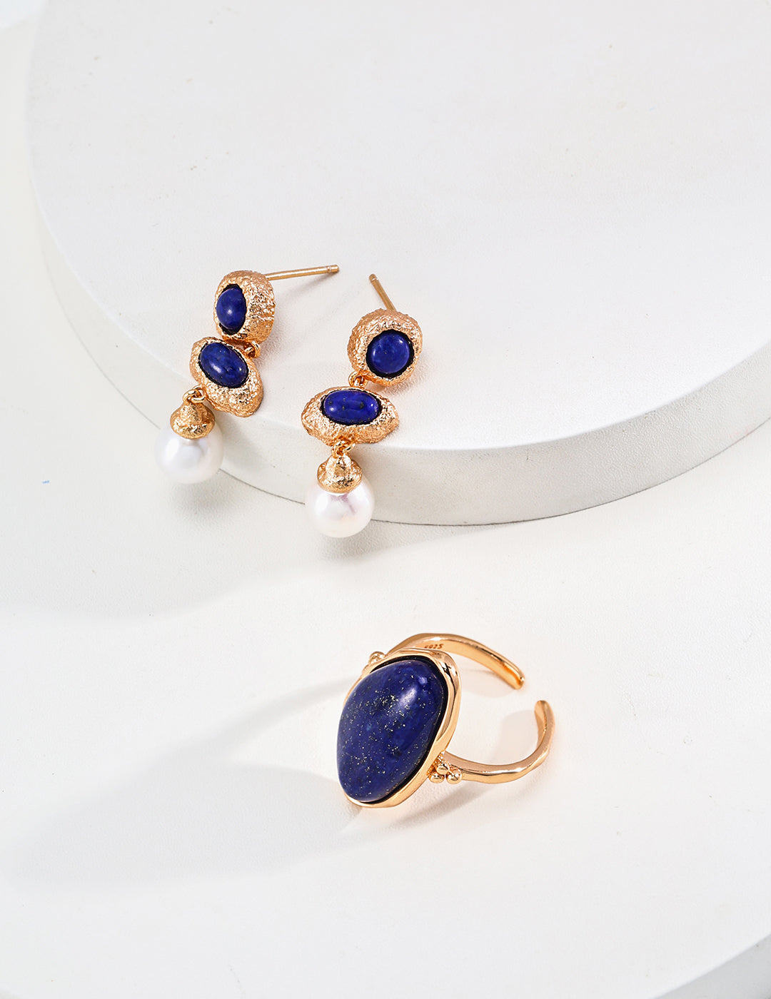 Gembea Jewelry Lazuli Days Series Celestial Drop Ring