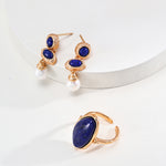 Gembea Jewelry Lazuli Days Series Celestial Drop Ring