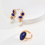 Gembea Jewelry Lazuli Days Series Celestial Drop Ring