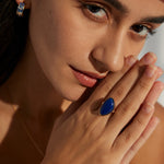 Gembea Jewelry Lazuli Days Series Celestial Drop Ring