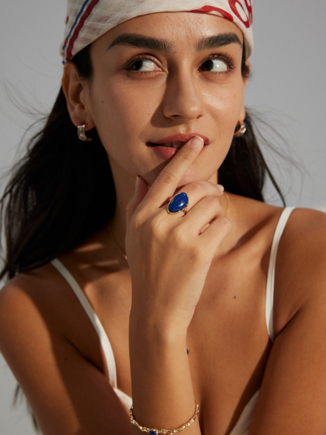 Gembea Jewelry Lazuli Days Series Celestial Drop Ring