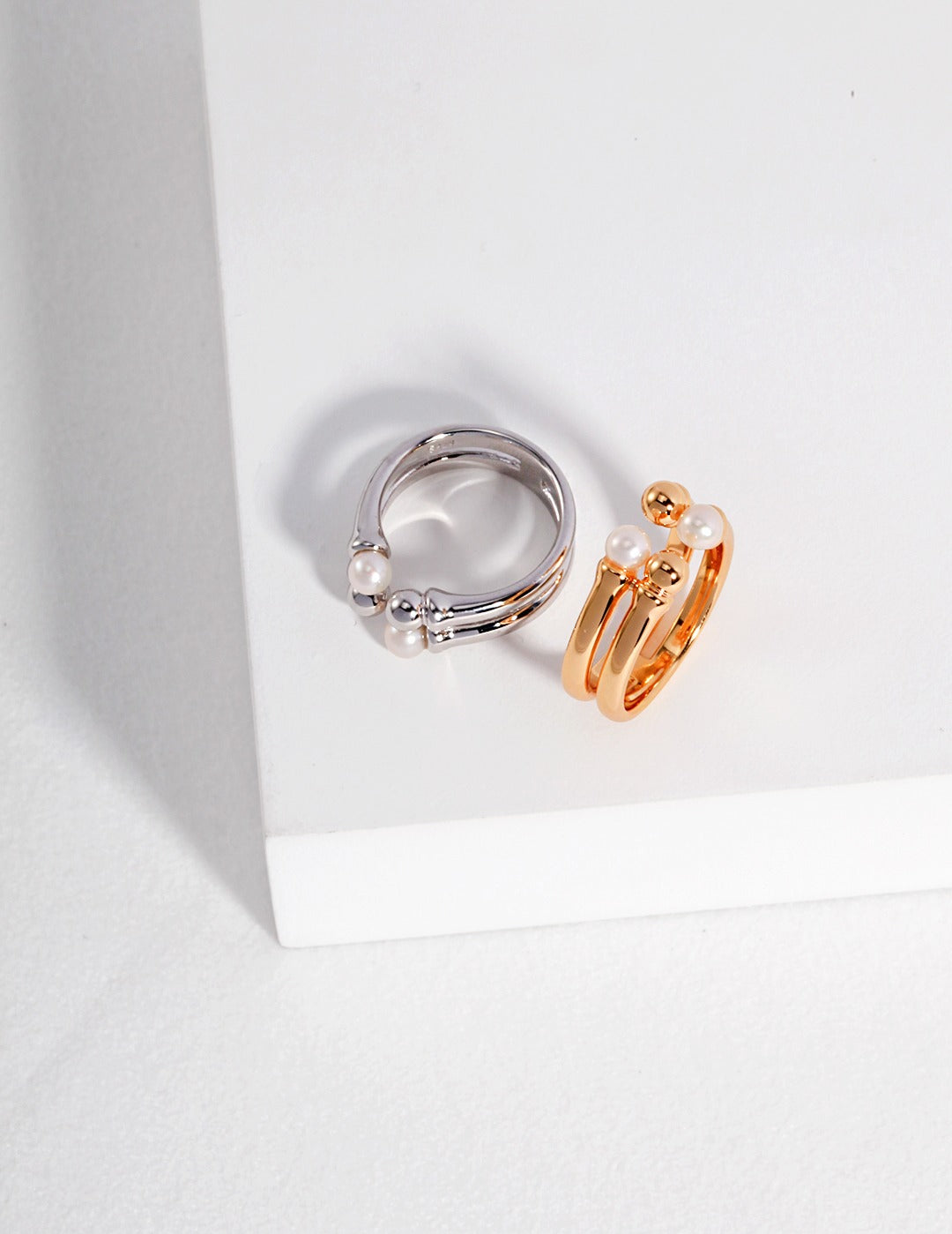 Gembea Jewelry Upper Opening Pearl Ring