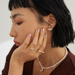 Gembea Jewelry Upper Opening Pearl Ring