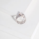 Gembea Jewelry Upper Opening Pearl Ring