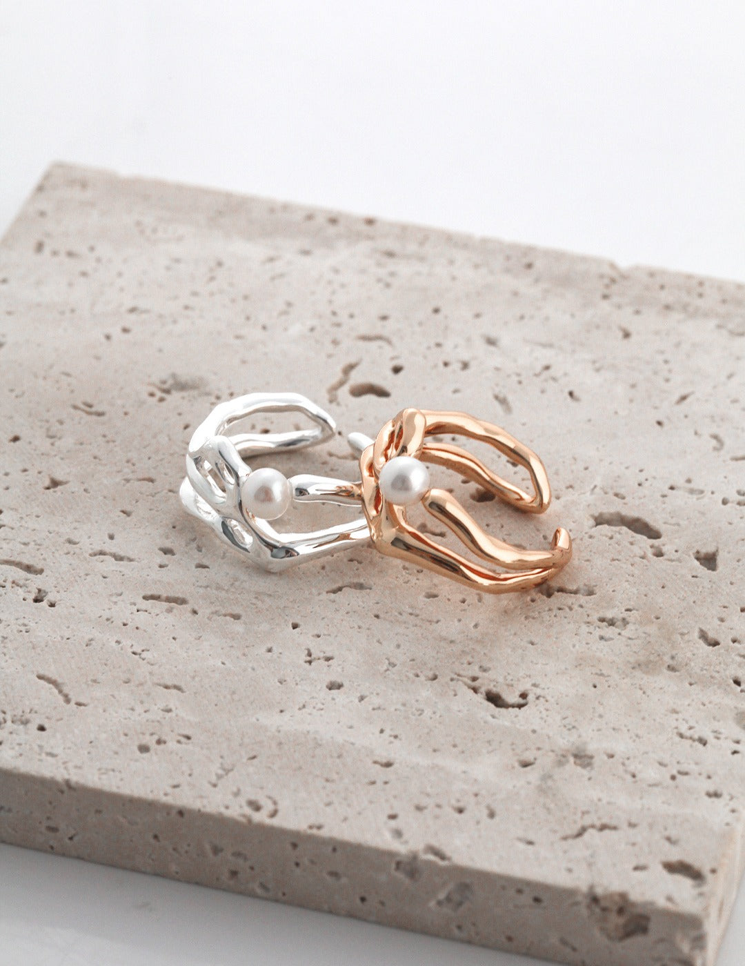 Gembea Jewelry Flowing River Pearl Ring