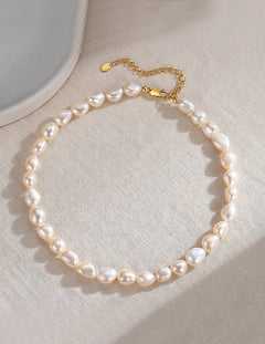 Gembea Jewelry Classic Natural Freshwater Pearl Necklace