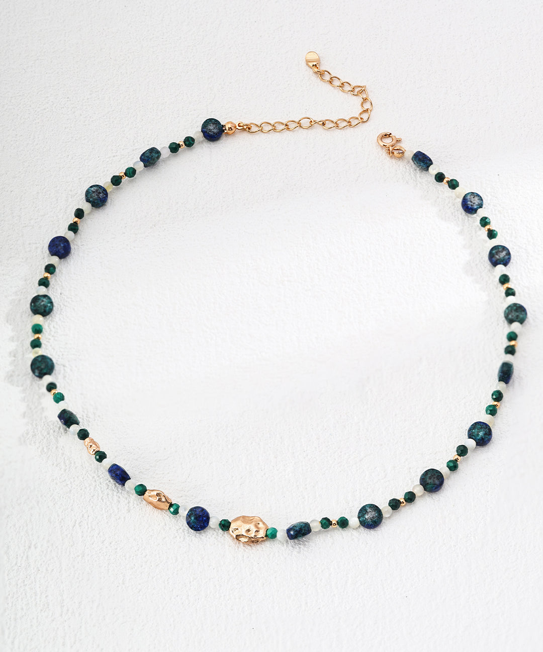 Lapis Lazuli Beaded Necklace Gembea Jewelry