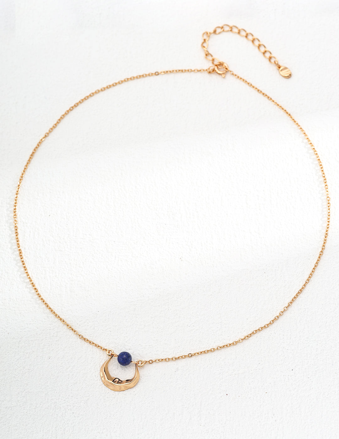 Lapis Lazuli Gold Chain Pendant Necklace-Gembea Jewelry