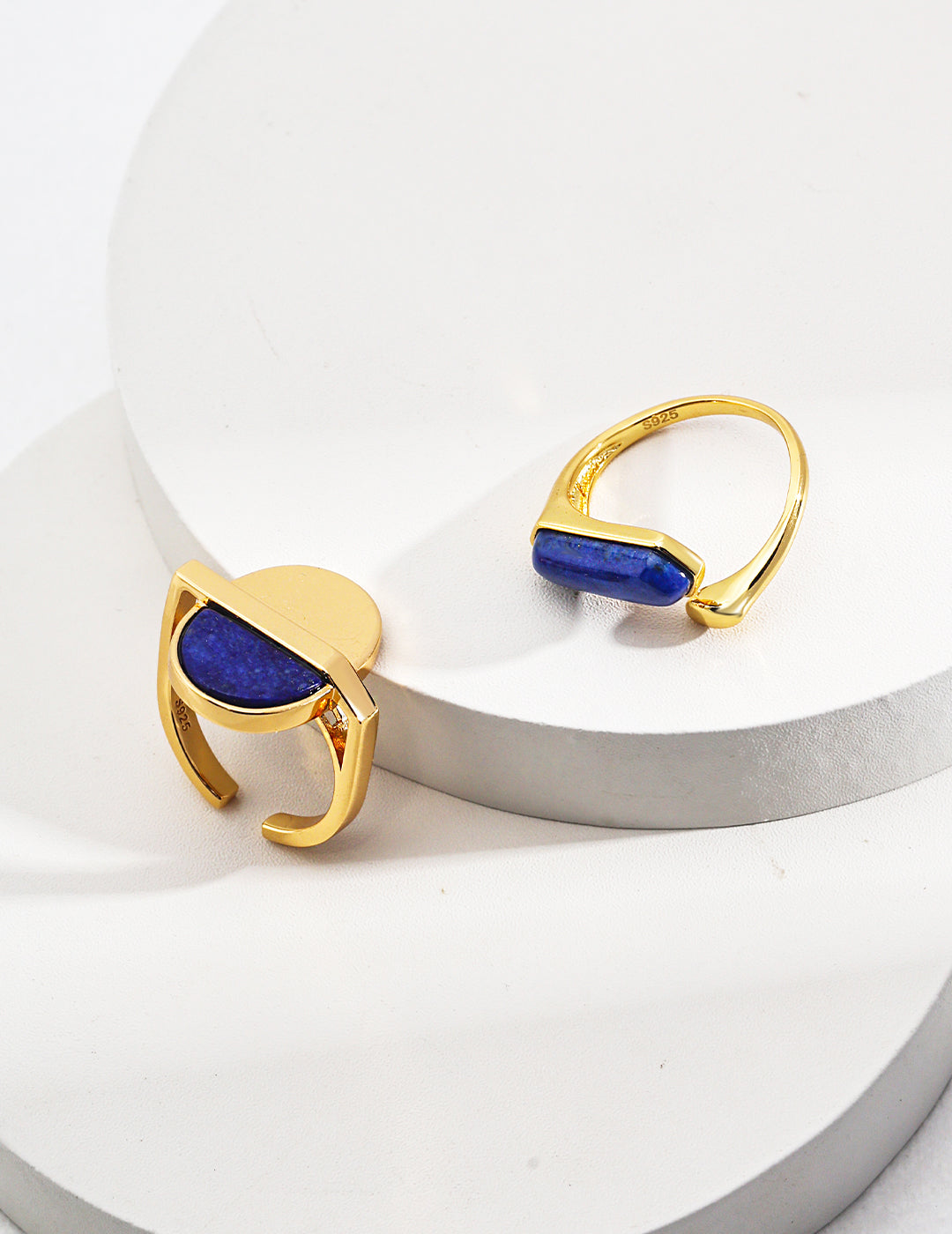 Lapis Lazuli Gold Open Ring-Gembea Jewelry