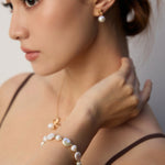 Baroque Button Pearl Bracelet-Gembea Jewelry