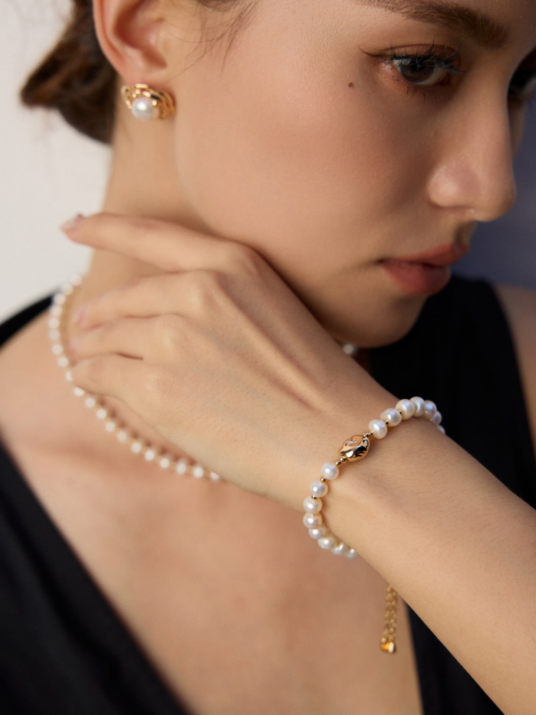 Stack Natural Pearl Bracelet Gembea Jewelry